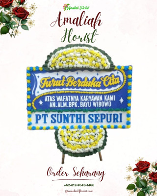 Papan Bunga Duka di Kopo