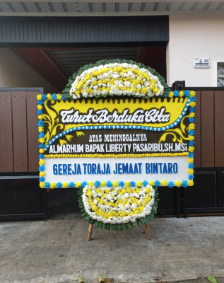 Papan Bunga Duka di Kopo